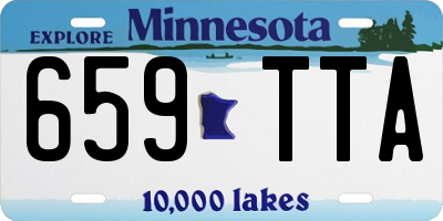MN license plate 659TTA