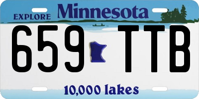 MN license plate 659TTB