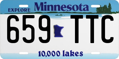 MN license plate 659TTC