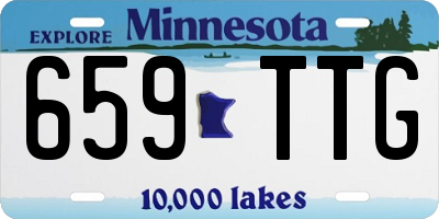 MN license plate 659TTG