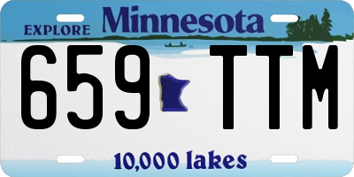 MN license plate 659TTM