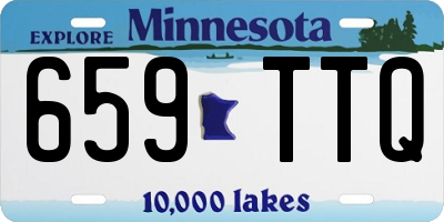 MN license plate 659TTQ