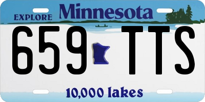 MN license plate 659TTS