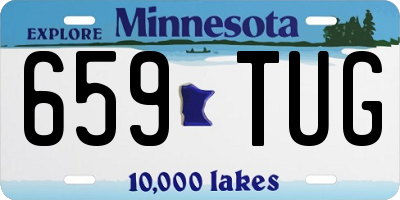 MN license plate 659TUG