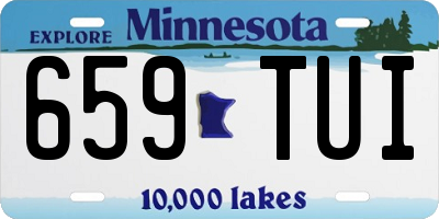 MN license plate 659TUI
