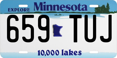 MN license plate 659TUJ