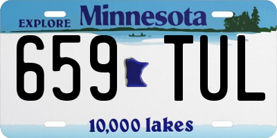 MN license plate 659TUL
