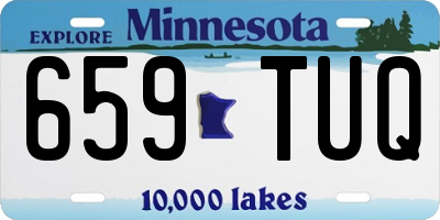MN license plate 659TUQ