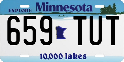 MN license plate 659TUT
