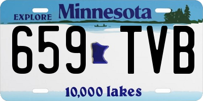 MN license plate 659TVB