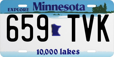MN license plate 659TVK