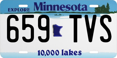 MN license plate 659TVS