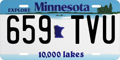MN license plate 659TVU