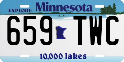 MN license plate 659TWC