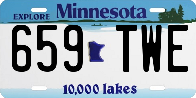 MN license plate 659TWE