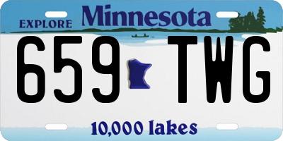 MN license plate 659TWG