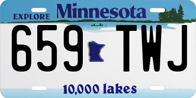 MN license plate 659TWJ