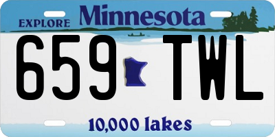 MN license plate 659TWL