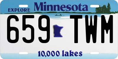 MN license plate 659TWM