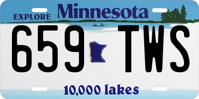 MN license plate 659TWS