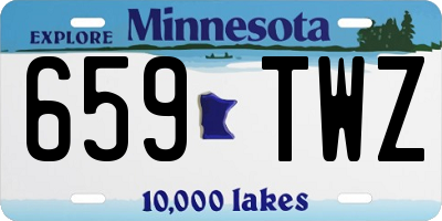 MN license plate 659TWZ