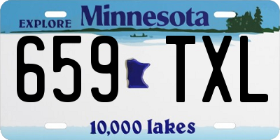 MN license plate 659TXL