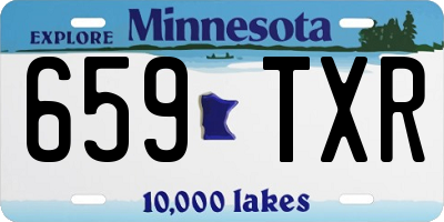 MN license plate 659TXR