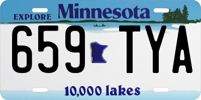 MN license plate 659TYA
