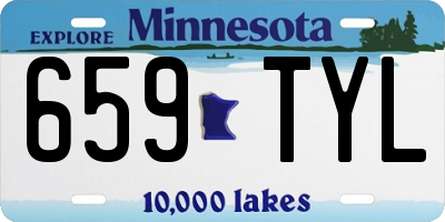 MN license plate 659TYL