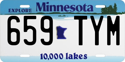 MN license plate 659TYM
