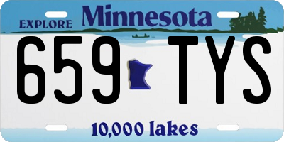 MN license plate 659TYS