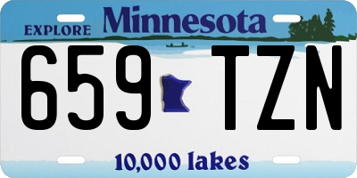 MN license plate 659TZN