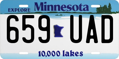 MN license plate 659UAD