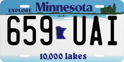 MN license plate 659UAI