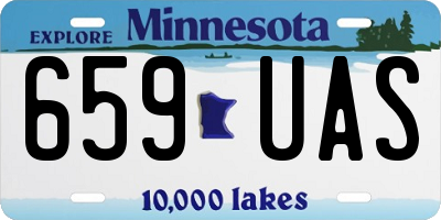 MN license plate 659UAS