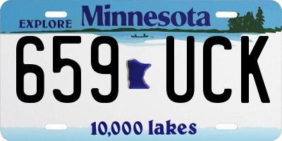 MN license plate 659UCK