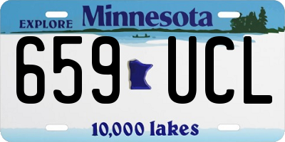 MN license plate 659UCL