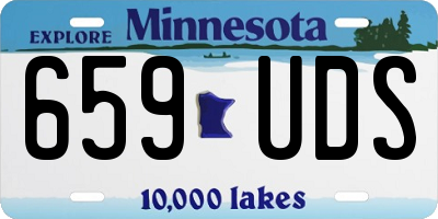 MN license plate 659UDS