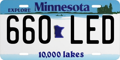 MN license plate 660LED