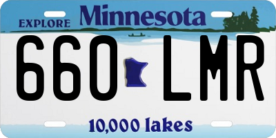 MN license plate 660LMR