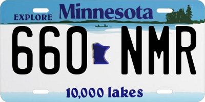 MN license plate 660NMR