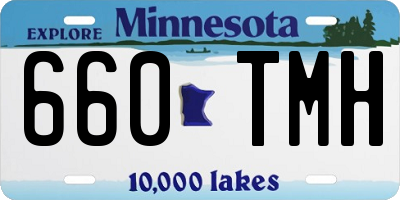MN license plate 660TMH