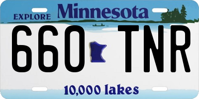 MN license plate 660TNR