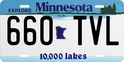 MN license plate 660TVL