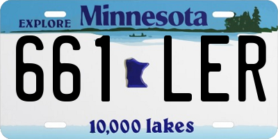 MN license plate 661LER