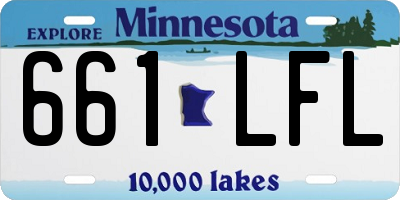 MN license plate 661LFL