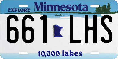 MN license plate 661LHS