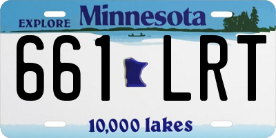 MN license plate 661LRT