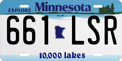 MN license plate 661LSR