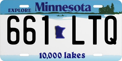 MN license plate 661LTQ